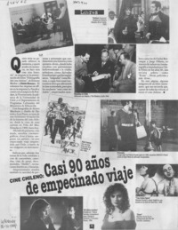 Cine chileno, casi 90 años de empecinado viaje