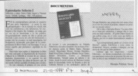 Epistolario selecto 1  [artículo] Hernán Poblete Varas.