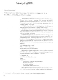 Poemas y sonemas de Santiago Cavieres Korn