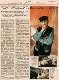 "No veo al telefilme como hermano menor del cine"