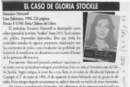 El caso de Gloria Stockle  [artículo] Mario Schilling.