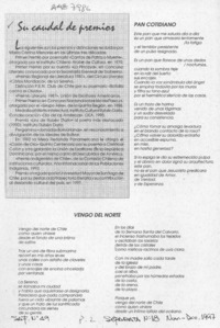 Su caudal de premios  [artículo].