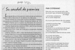 Su caudal de premios  [artículo].