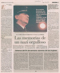 Las memorias de un nazi orgulloso