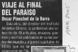viaje al final del paraíso  [artículo].