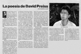La poesía de David Preiss