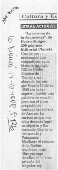 Letras actuales  [artículo].