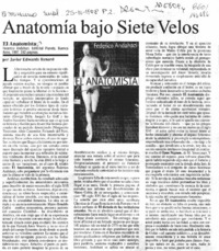 Anatomía bajo siete velos  [artículo] Javier Edwards Renard.