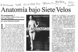 Anatomía bajo siete velos  [artículo] Javier Edwards Renard.