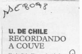 Recordando a Couve  [artículo].