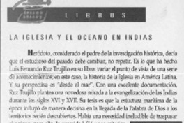 La Iglesia y el océano en Indias