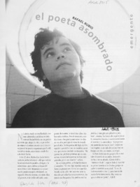 Rafael Rubio, el poeta asombrado  [artículo] C. D. T.