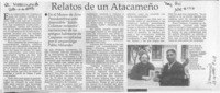 Relatos de un atacameño  [artículo].