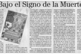 Bajo el signo de la muerte