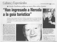 Han ingresado a Neruda a la guía turística