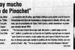 Isabel Allende, "Aún hay mucho enterrado del gobierno de Pinochet"