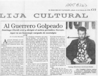 Al guerrero golpeado  [artículo] Cristián Warnken.