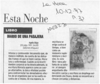 Diario de una pasajera  [artículo].