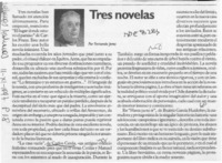 Tres novelas