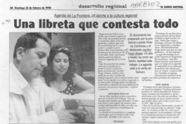 Una Libreta que contesta todo  [artículo].