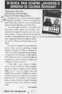 Se busca  [artículo] Luis Moulian.