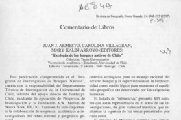 Comentario de libros  [artículo] Basilio Georgudis Moya.