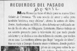 Recuerdos del pasado  [artículo].