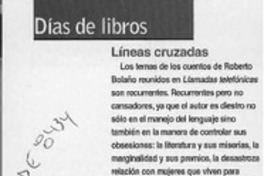 Líneas cruzadas  [artículo].