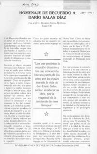 Homenaje de recuerdo a Darío Salas Díaz  [artículo] Ricardo Zúñiga Quezada.