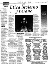 Etica invierno y verano  [artículo] Jorge Aliaga Marchant.