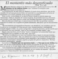 El Momento más deserotizado  [artículo].