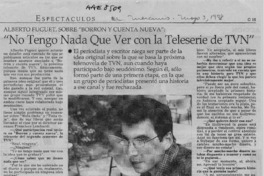 "No tengo nada que ver con la teleserie de TVN"  [artículo] Marialí Bofill G.