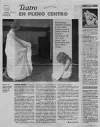 Teatro en pleno centro  [artículo] Carmen Mera O.