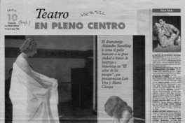 Teatro en pleno centro  [artículo] Carmen Mera O.