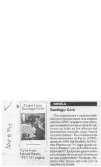 Santiago cero  [artículo].