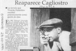 Reaparece Cagliostro