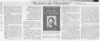 "Rostro de hombre"  [artículo] José Miguel Izquierdo S.