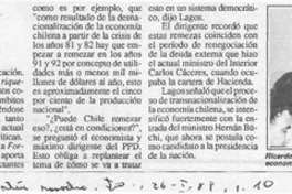 Alimentos para las almas del desierto  [artículo] Pedro Mege Rosso.