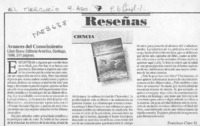 Avances del conocimiento  [artículo] Francisco Claro H.