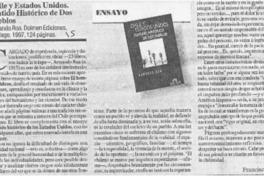 Chile y Estados Unidos. Sentido histórico de dos pueblos