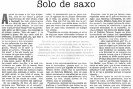 Solo de saxo