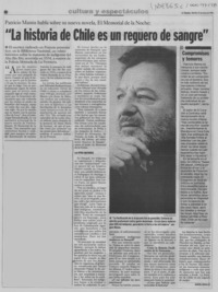 "La historia de Chile es un reguero de sangre"