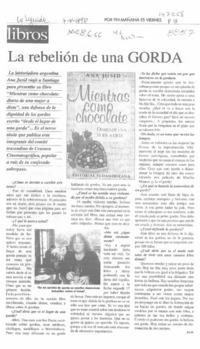 La rebelión de una gorda  [artículo] J. I. V.