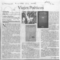 Viajes poéticos  [artículo] Jessica Atal.