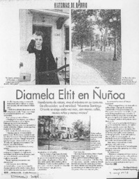 Diamela Eltit en Nuñoa