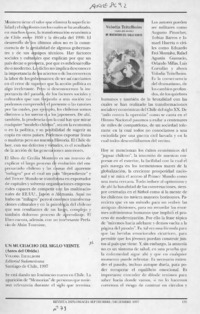 Un Muchacho del siglo veinte