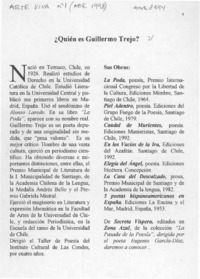 Quién es Guillermo Trejo?  [artículo].