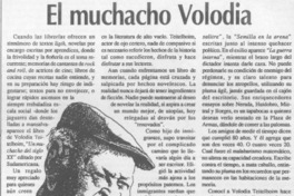 El muchacho Volodia  [artículo] Walter Garib.
