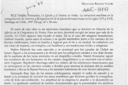 La iglesia y el océano en Indias