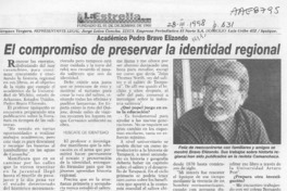 El compromiso de preservar la identidad  [artículo].